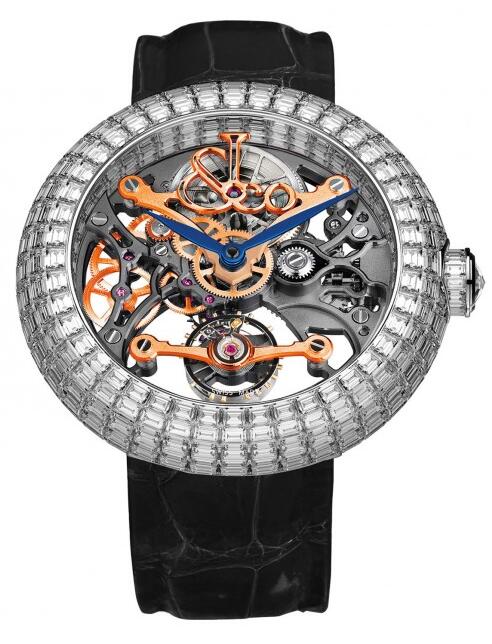 Copy Jacob & Co Specialities Brilliant Skeleton Full Baguette 210.530.30.BD.CB.3BD watch